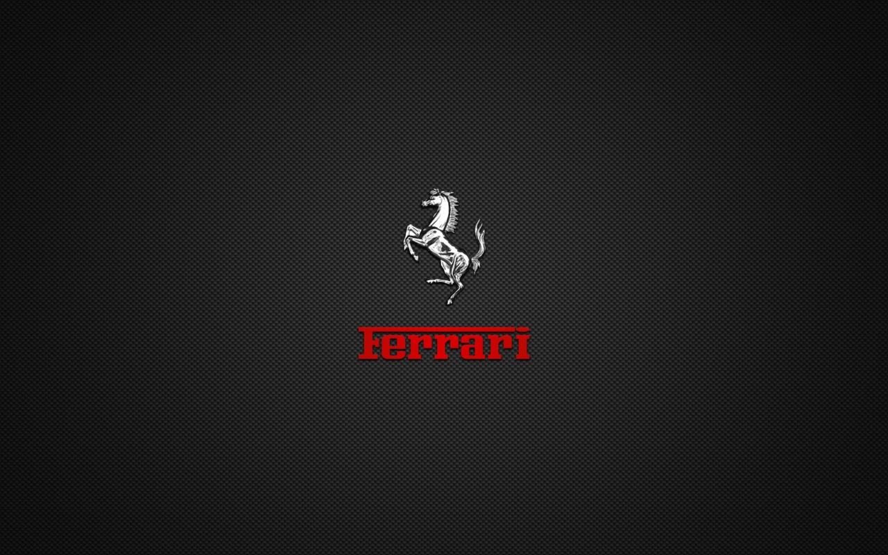 Fondo de pantalla Ferrari Logo 1280x800