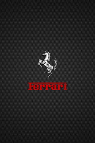 Fondo de pantalla Ferrari Logo 320x480
