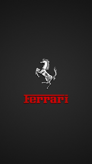 Fondo de pantalla Ferrari Logo 360x640