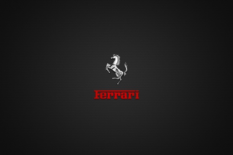 Ferrari Logo wallpaper 480x320