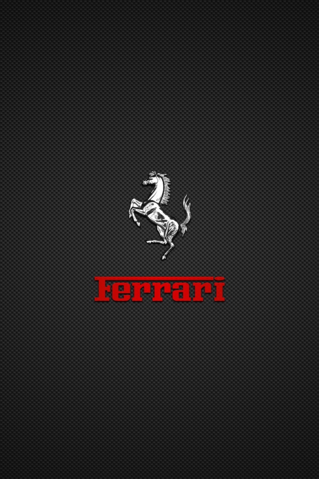 Ferrari Logo wallpaper 640x960