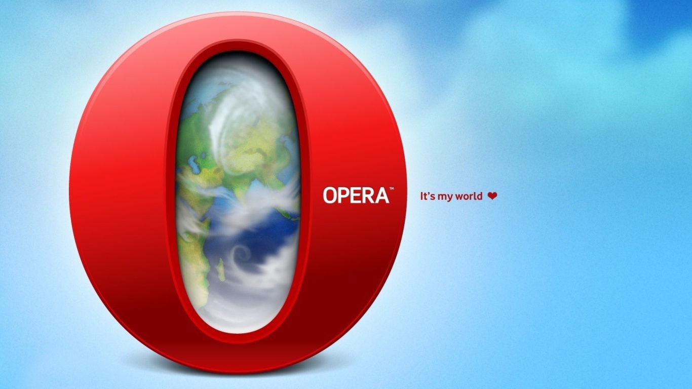Обои Opera Safety Browser 1366x768