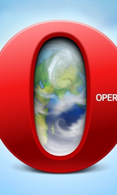 Das Opera Safety Browser Wallpaper 240x400