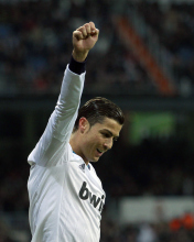 Обои Real Madrid - Cristiano Ronaldo 176x220