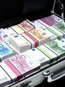 Bundle Of Euro Banknotes wallpaper 132x176