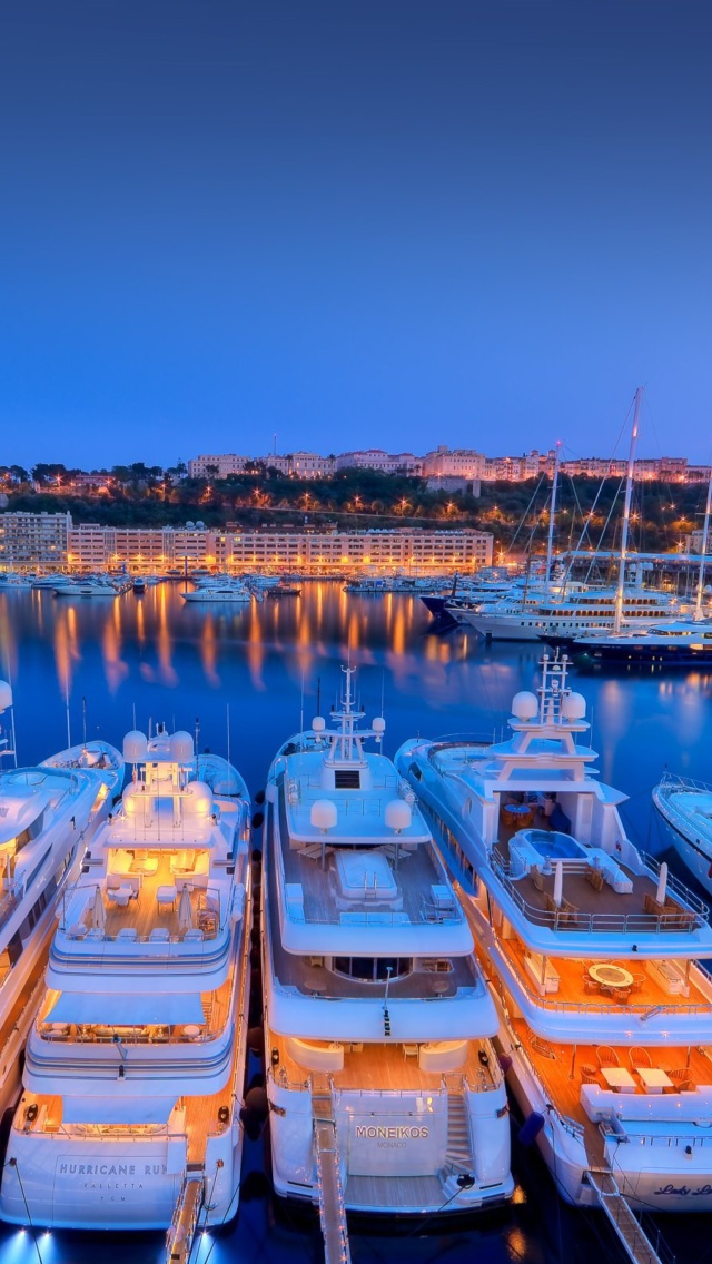 Обои Monaco Hercules Port 640x1136