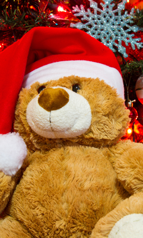 Christmas Teddy Bear screenshot #1 480x800