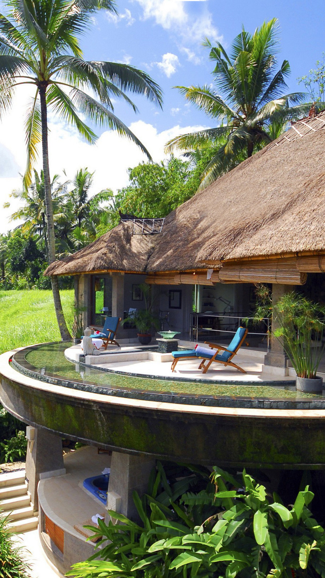 Fondo de pantalla Bali Luxury Hotel 640x1136