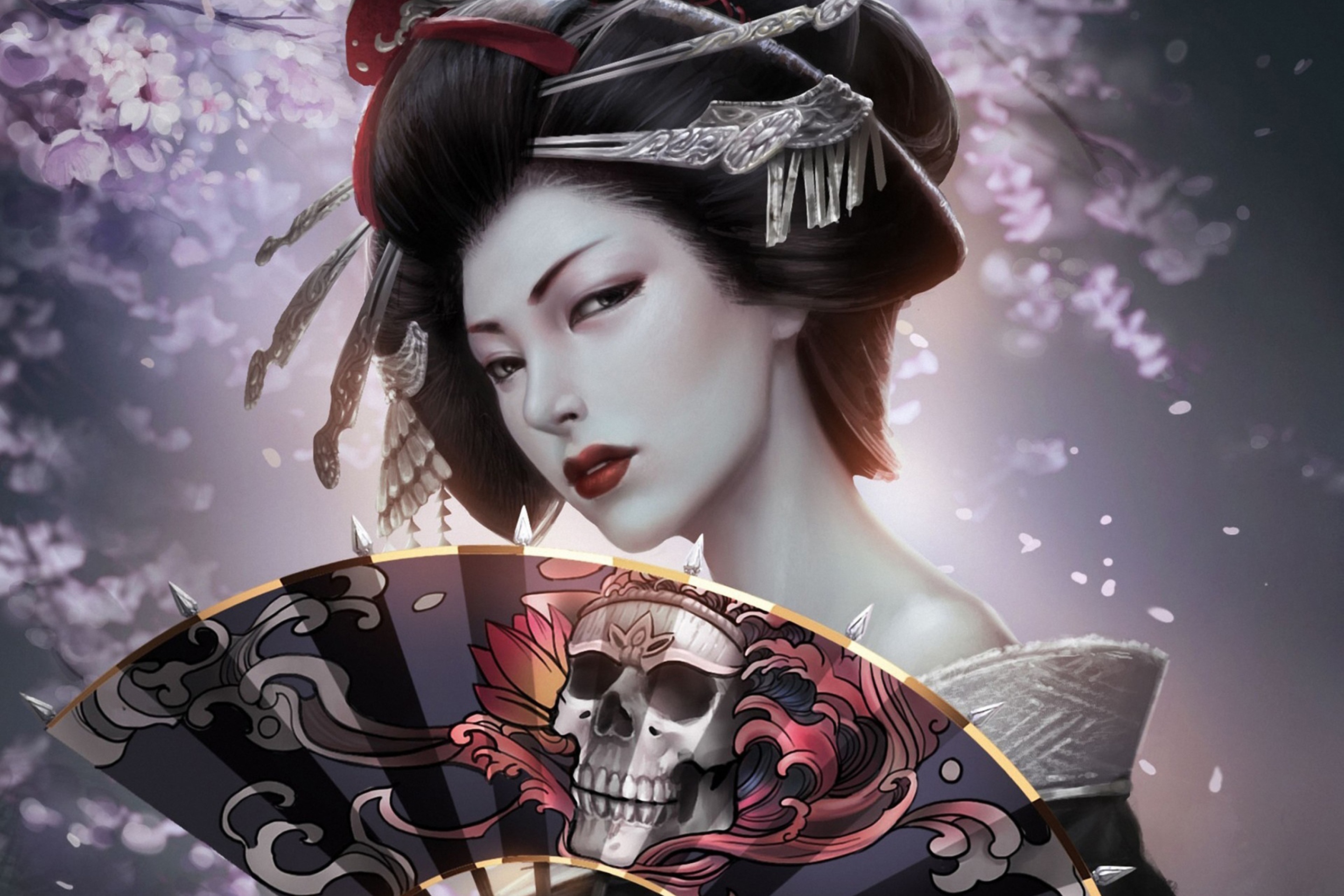 Обои Japanese Geisha 2880x1920