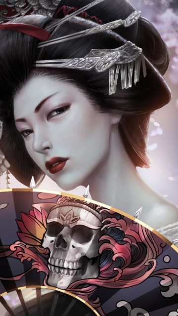 Japanese Geisha wallpaper 360x640