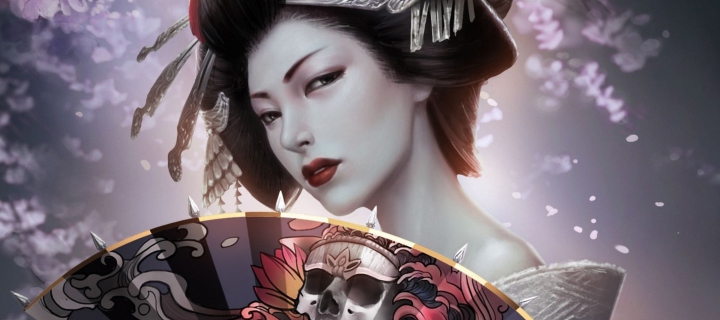 Screenshot №1 pro téma Japanese Geisha 720x320