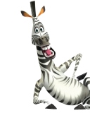 Fondo de pantalla Zebra - Madagascar 4 128x160