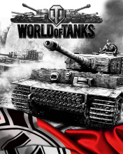 Das World of Tanks with Tiger Tank Wallpaper 176x220
