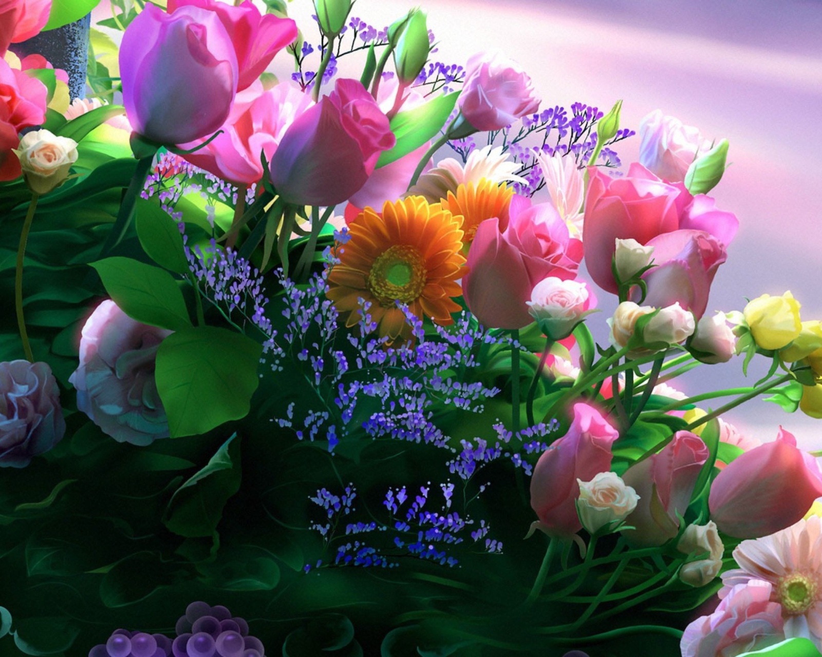 Screenshot №1 pro téma Flowers Bouquet 1600x1280