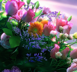 Flowers Bouquet - Obrázkek zdarma pro iPad 2