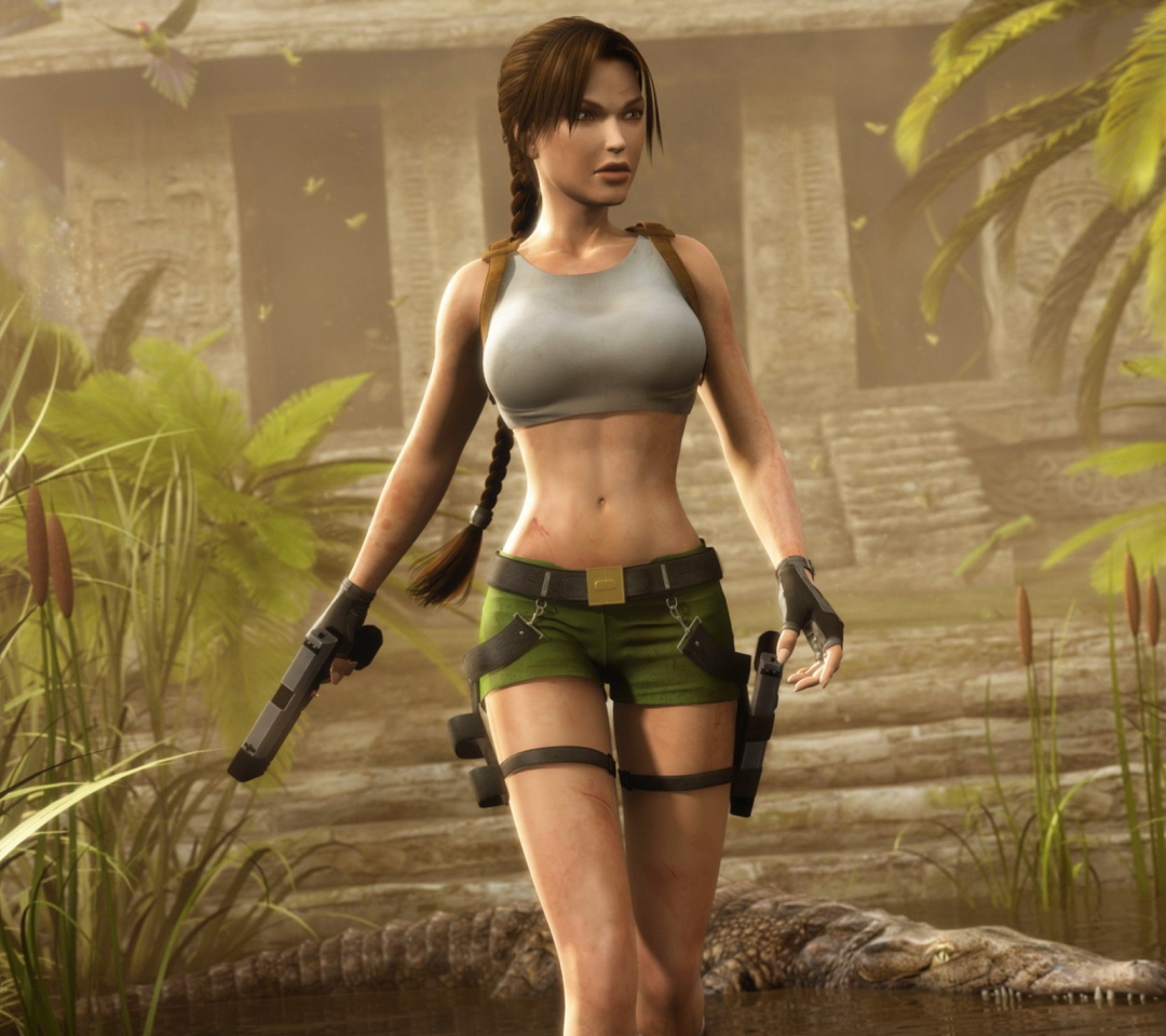 Lara Croft wallpaper 1080x960