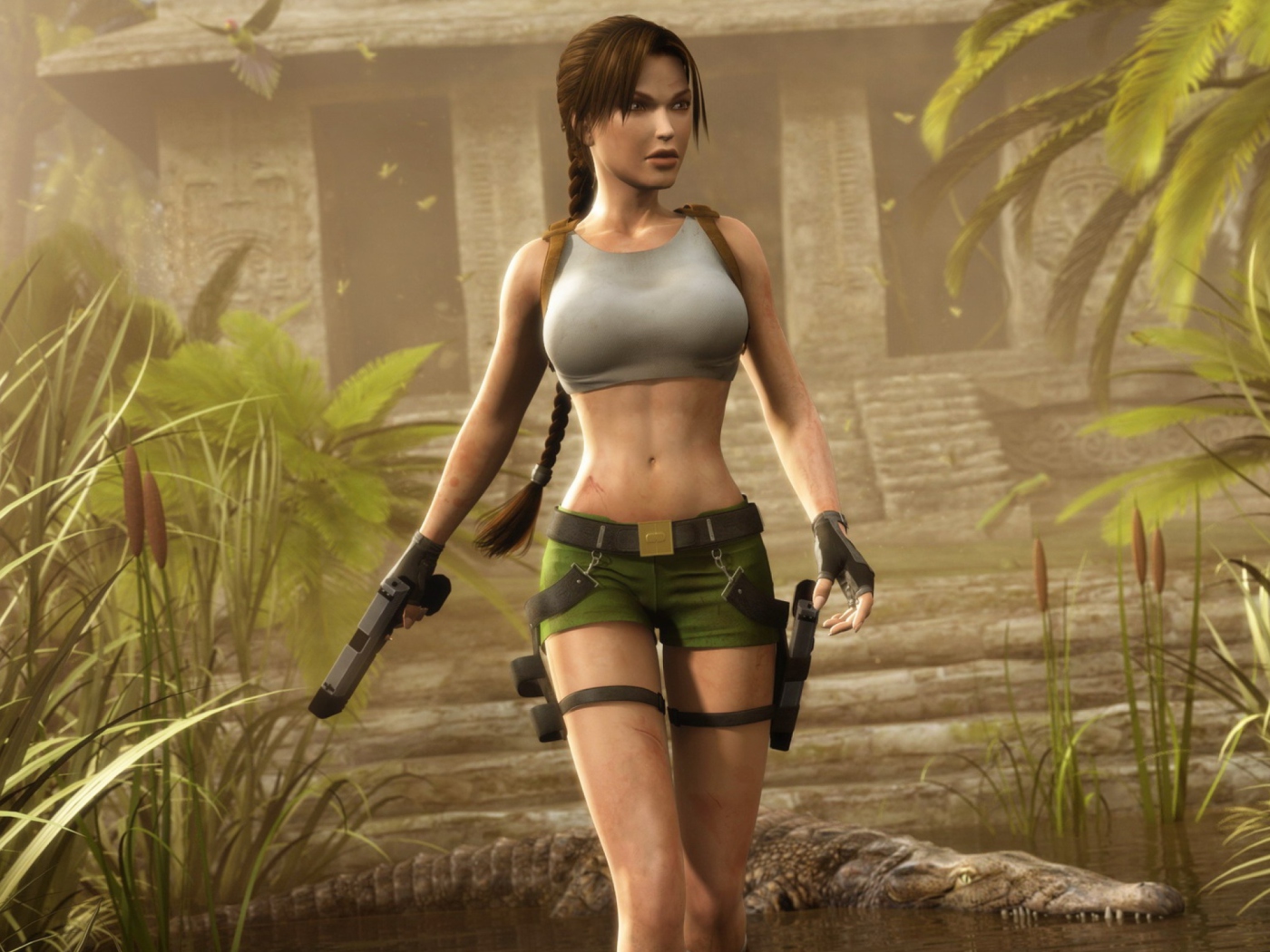 Lara Croft wallpaper 1400x1050