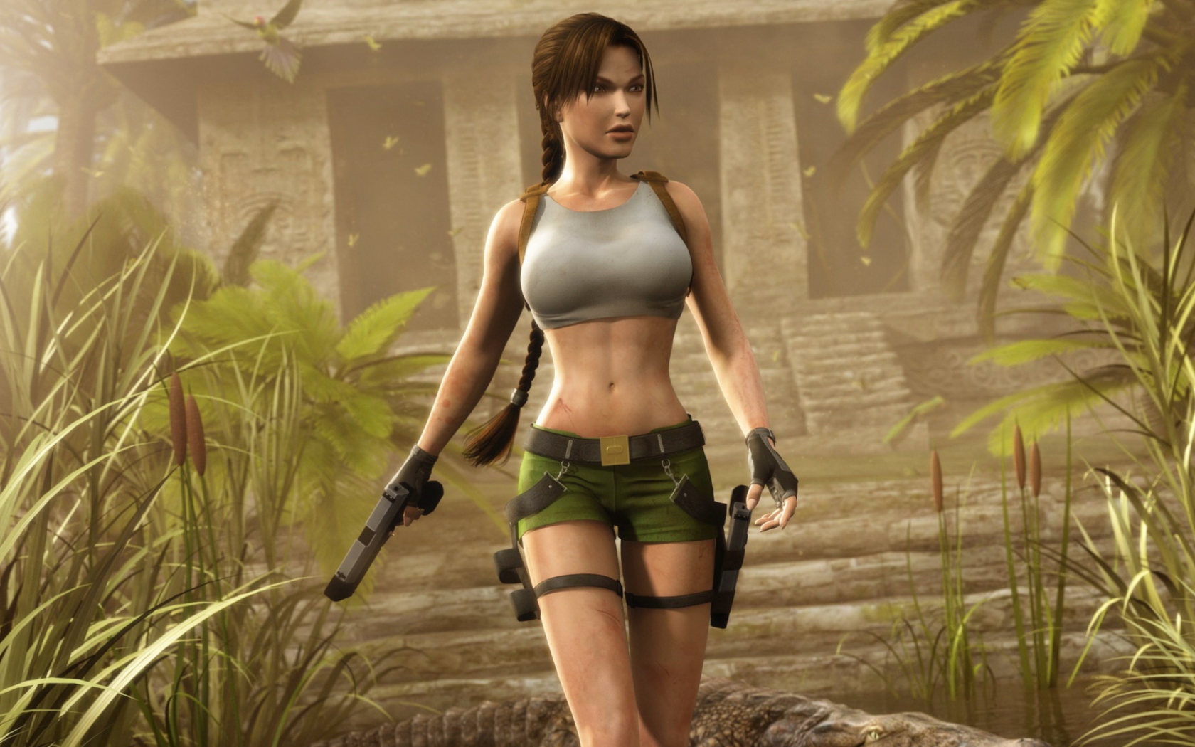 Das Lara Croft Wallpaper 1680x1050