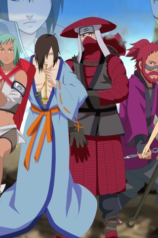 Naruto Shippuden, Jinchurikis, Uchiha, Tobi, Obito screenshot #1 320x480