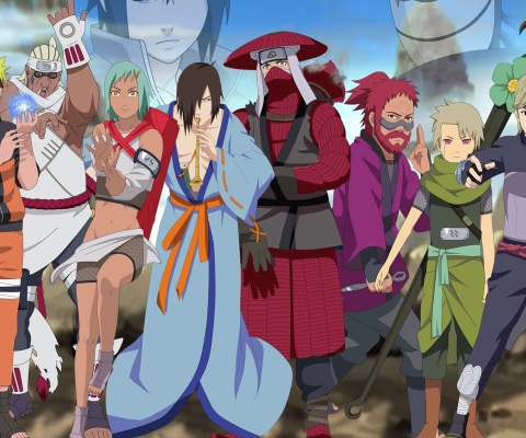 Naruto Shippuden, Jinchurikis, Uchiha, Tobi, Obito screenshot #1 480x400