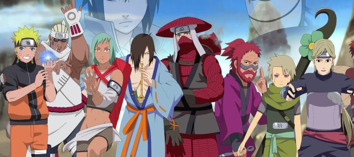 Naruto Shippuden, Jinchurikis, Uchiha, Tobi, Obito wallpaper 720x320