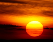 Sfondi Red Sunset 220x176