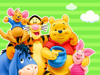Das Winnie the Pooh Wallpaper 320x240