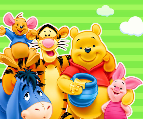 Das Winnie the Pooh Wallpaper 480x400