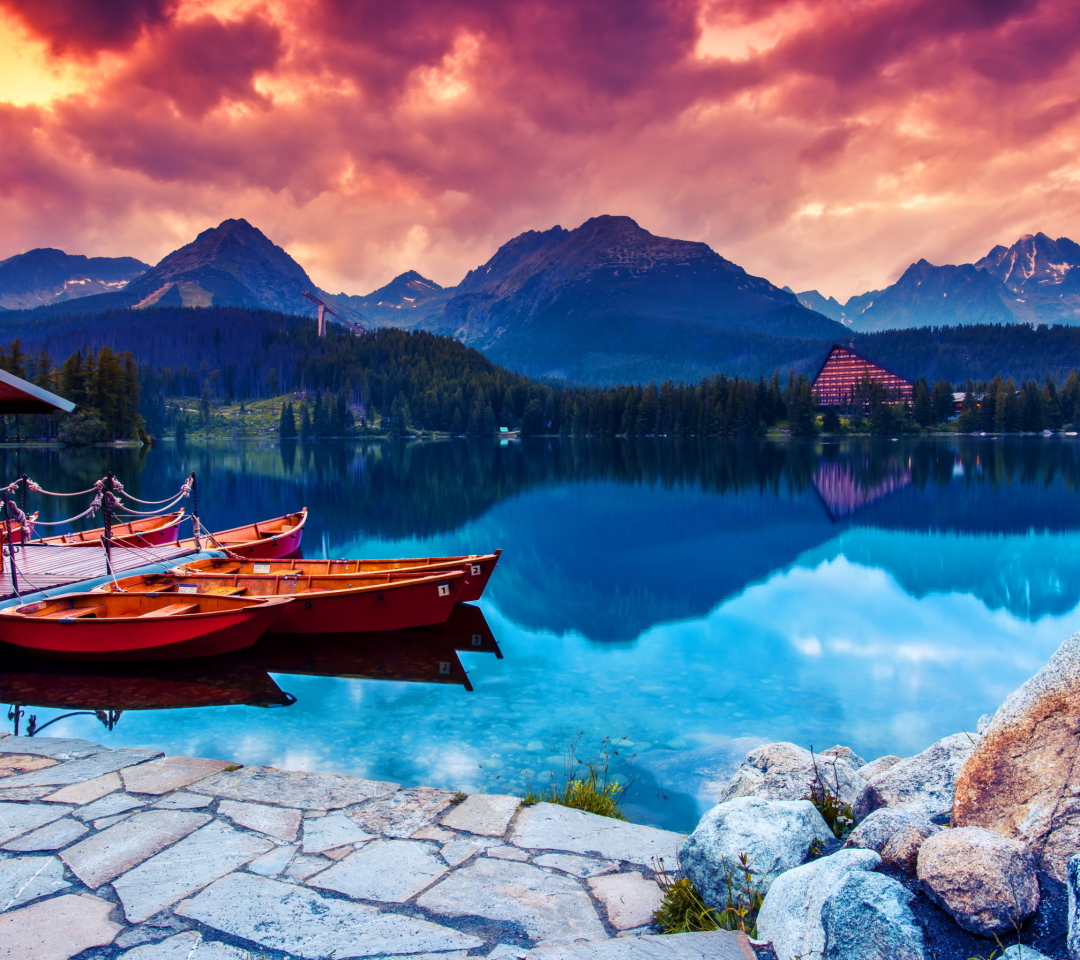 Sfondi Lake In Canada 1080x960