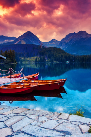 Screenshot №1 pro téma Lake In Canada 320x480