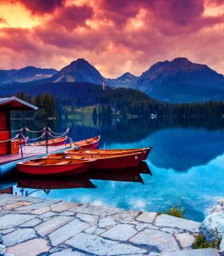 Kostenloses Lake In Canada Wallpaper für Samsung Gusto