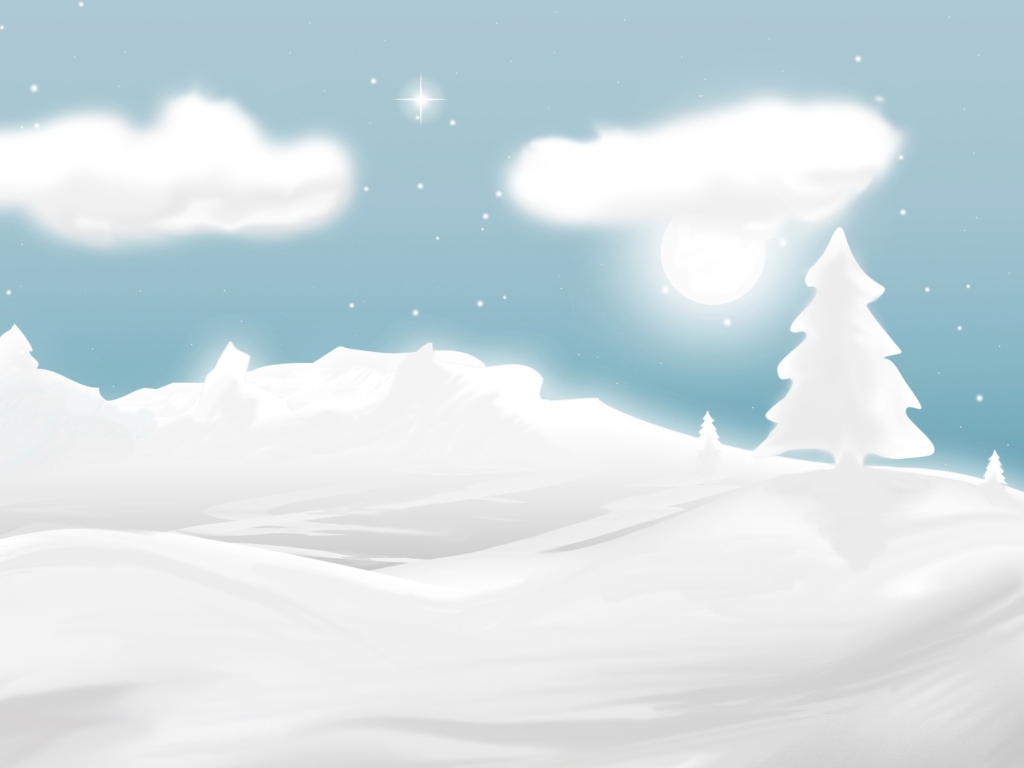 Fondo de pantalla Winter Illustration 1024x768