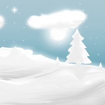 Fondo de pantalla Winter Illustration 208x208