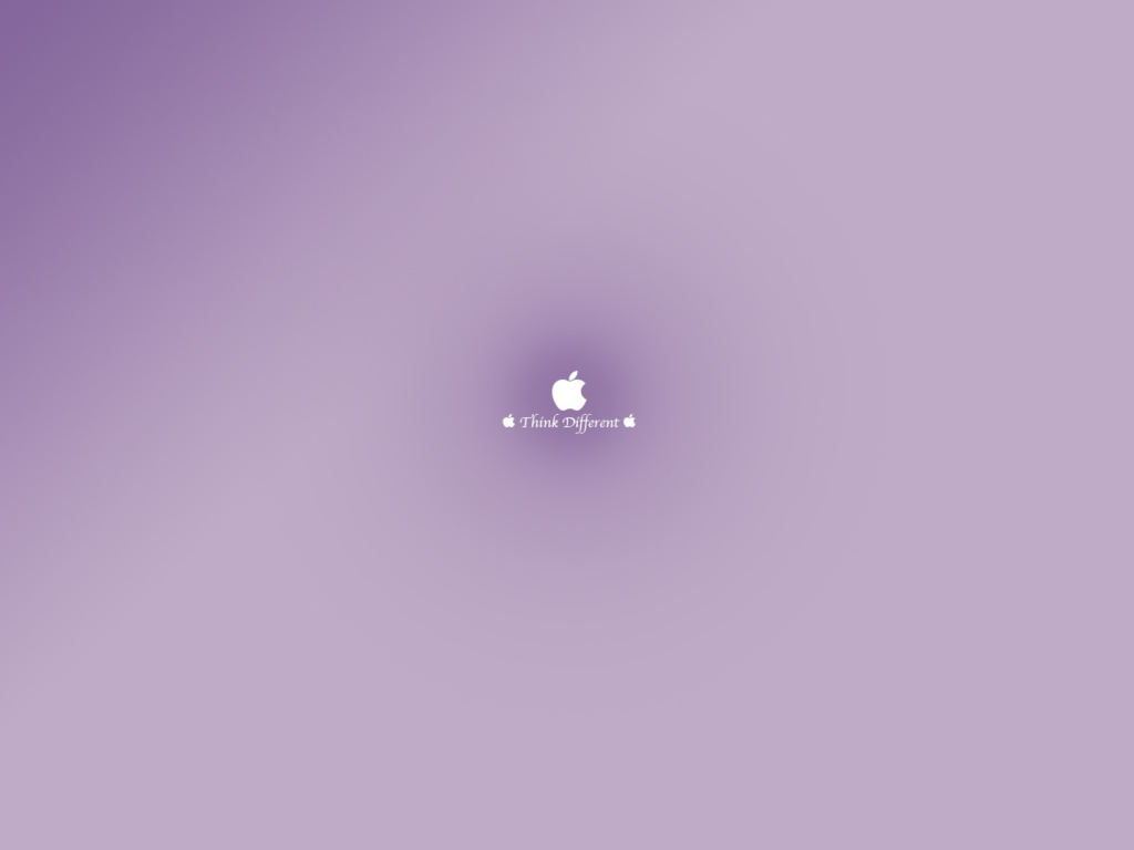 Обои Think Different Purple 1024x768