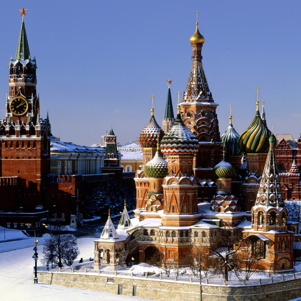 Das Moscow - Red Square Wallpaper 1024x1024