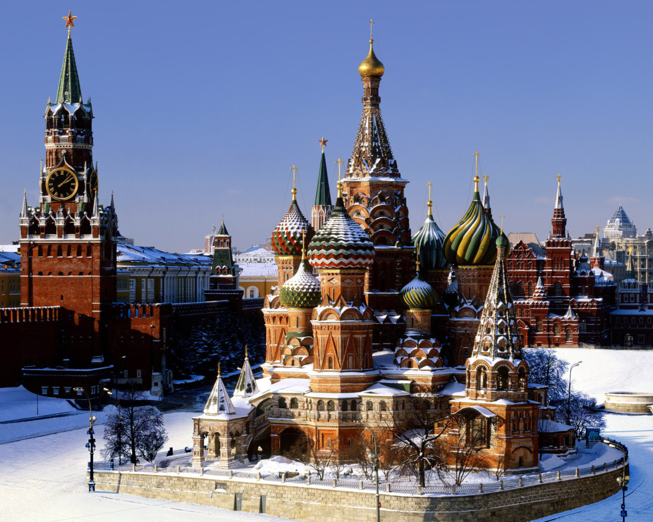 Moscow - Red Square wallpaper 1280x1024