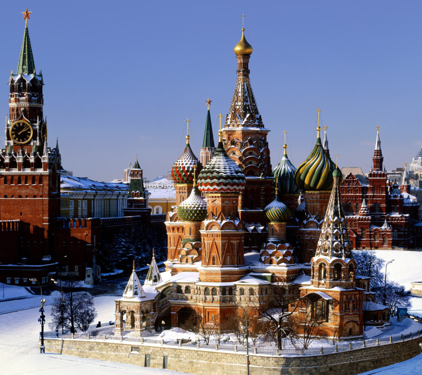 Das Moscow - Red Square Wallpaper 1440x1280