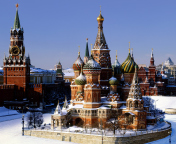 Das Moscow - Red Square Wallpaper 176x144
