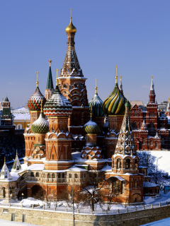 Das Moscow - Red Square Wallpaper 240x320