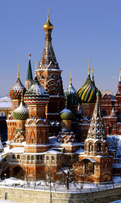 Moscow - Red Square wallpaper 240x400