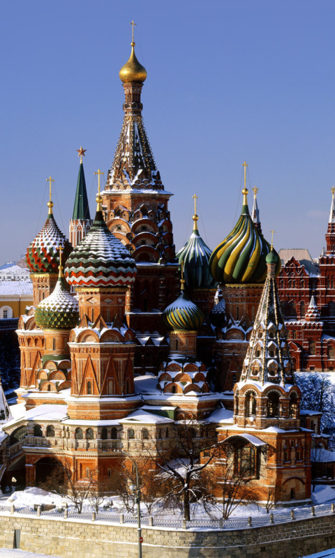 Moscow - Red Square wallpaper 480x800