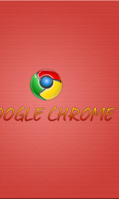 Das Google Chrome Browser Wallpaper 240x400