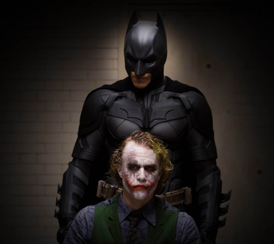 Das Batman And Joker Wallpaper 1080x960