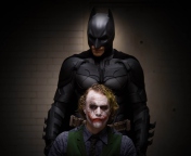 Das Batman And Joker Wallpaper 176x144