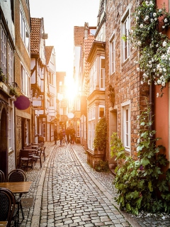 Old Street In Europe screenshot #1 240x320