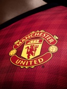 Das Manchester United Logo Wallpaper 132x176