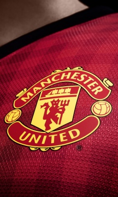 Das Manchester United Logo Wallpaper 240x400