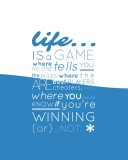 Life Is A Game wallpaper 128x160