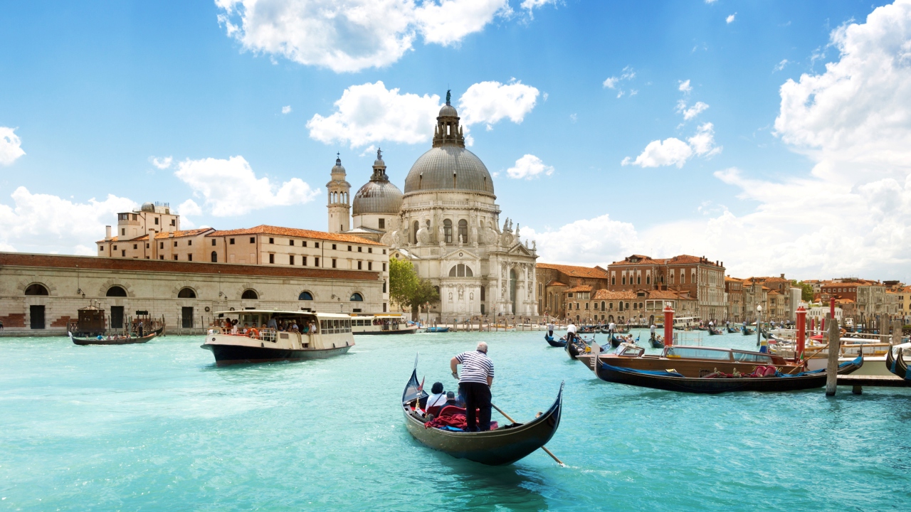 Fondo de pantalla Venice Grand Canal 1280x720