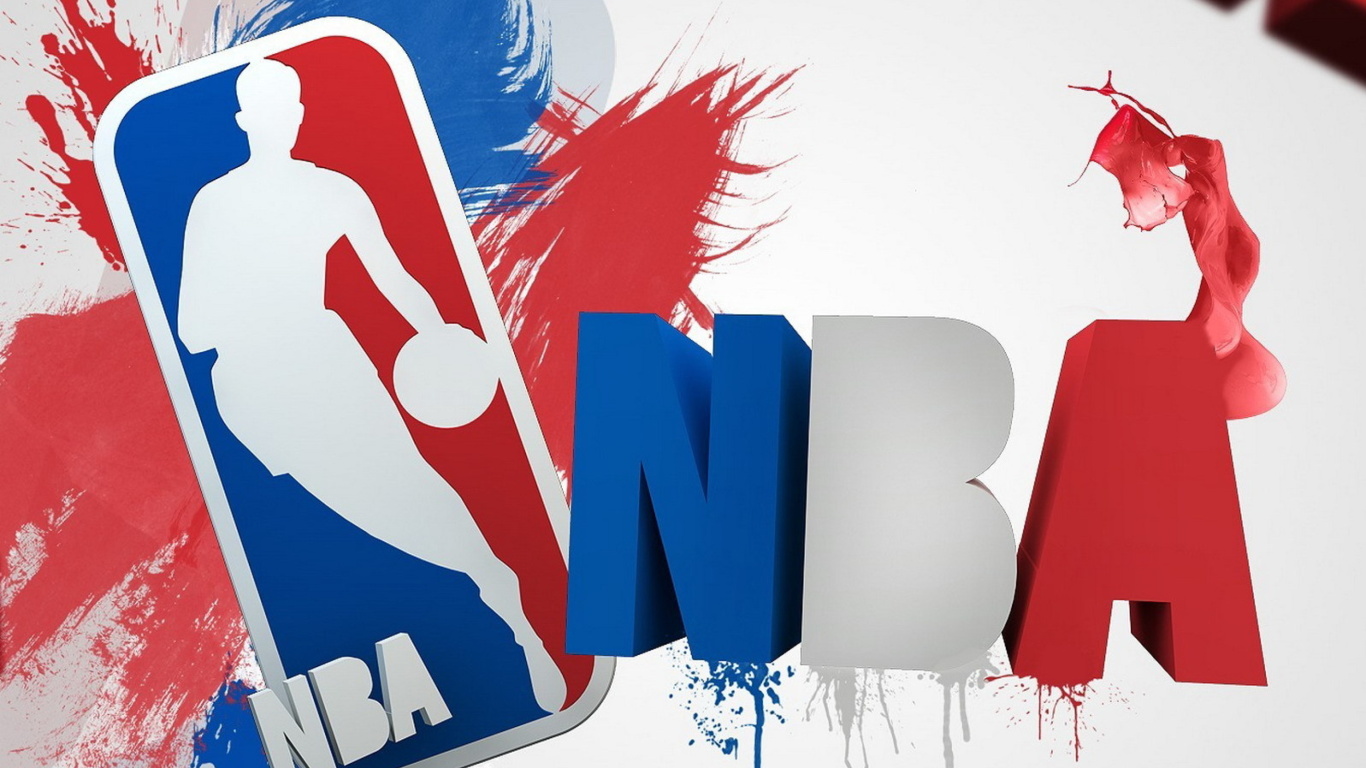 Обои NBA Logo 1366x768